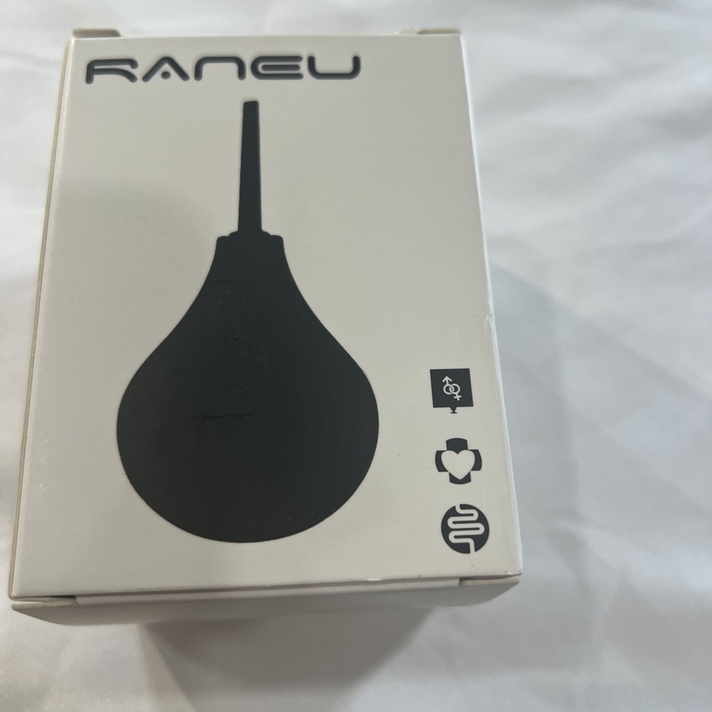 RANEU Enema Bulb Douche Enema Kit‎ for Women & Men with 3 Nozzles